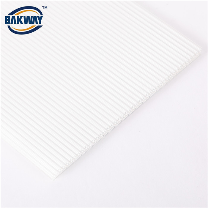 4 - 20mm Twin Wall/Double Layer Hollow PC Sheet 