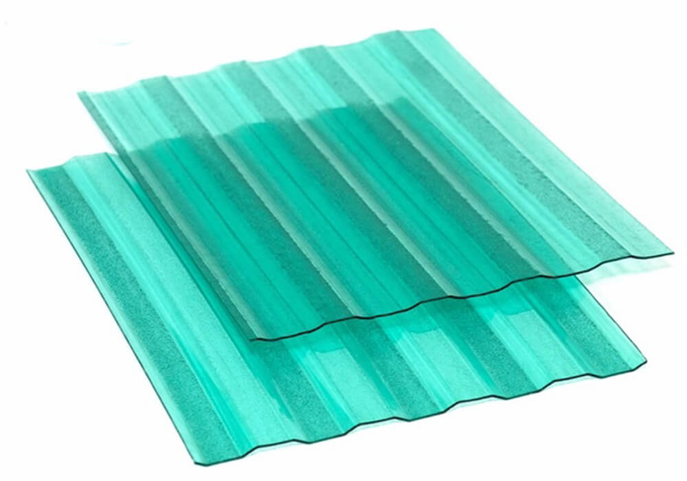 Embossed And Corrugated Polycarbonate Sheet
