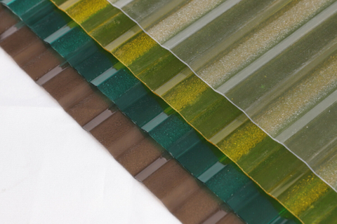 UV Coated Embossed & Corrugated PC Sheet