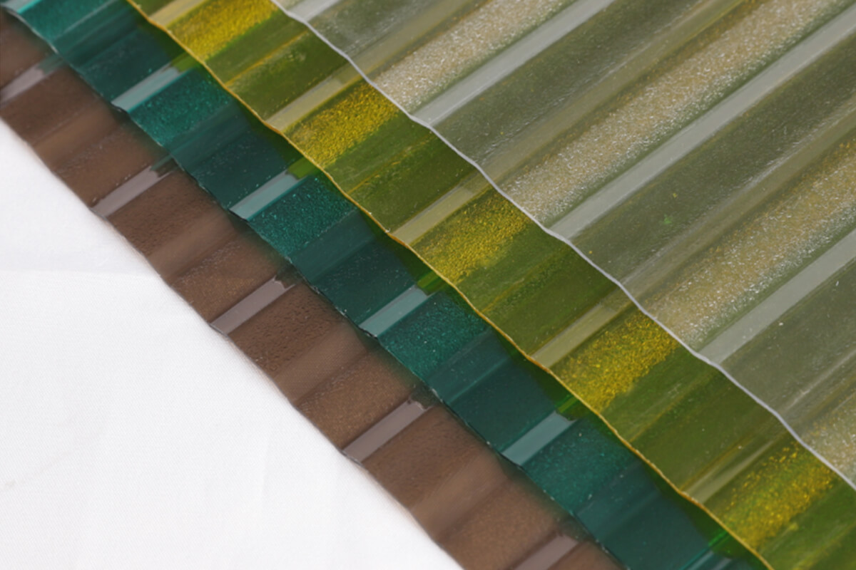 UV Coated Embossed & Corrugated PC Sheet