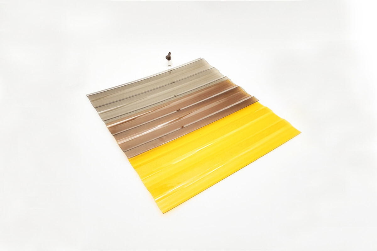 UV Coated Embossed & Corrugated PC Sheet
