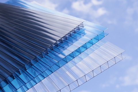 4 - 20mm Twin Wall/Double Layer Hollow PC Sheet 